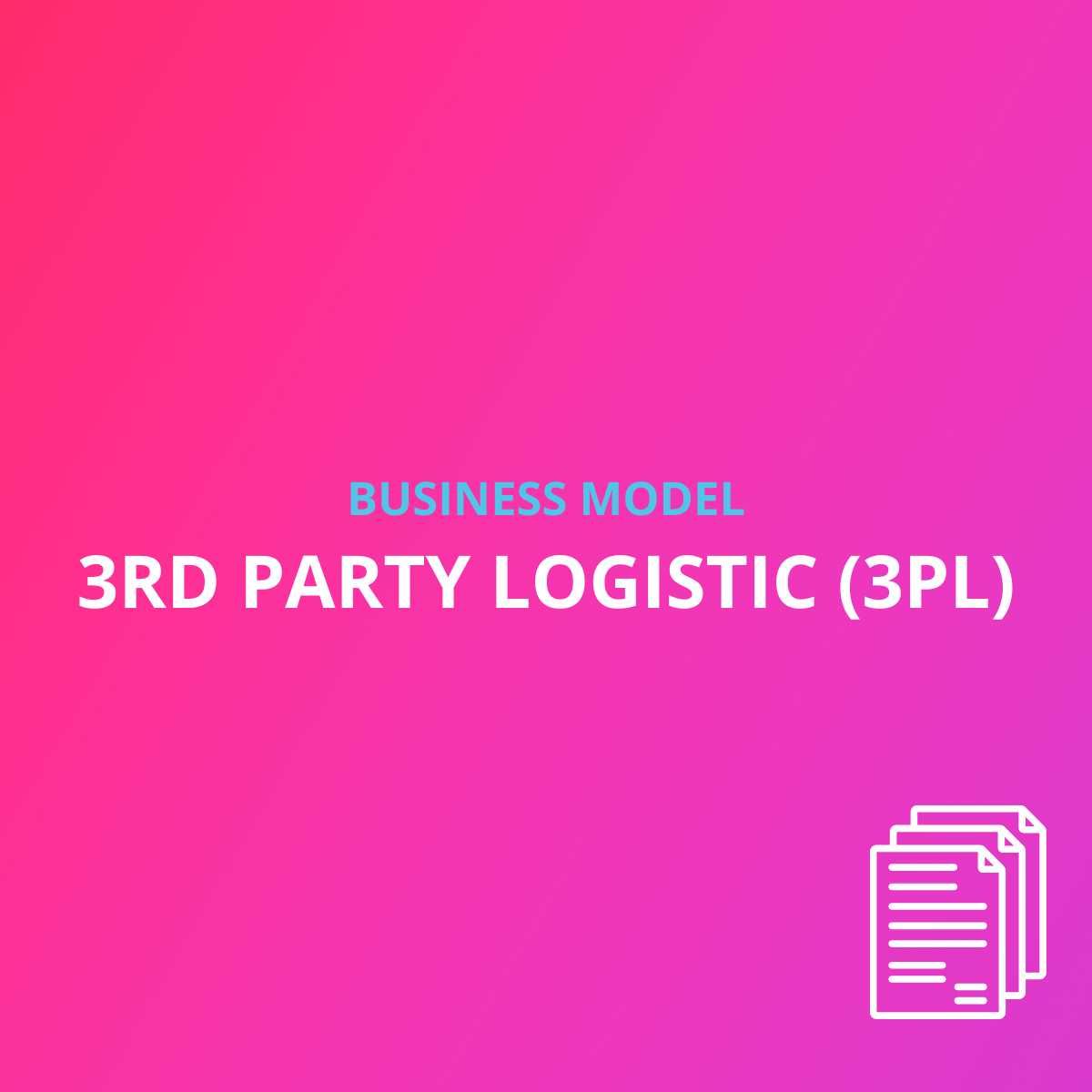 3rd Party Logistic (3PL) I Start-up.ma