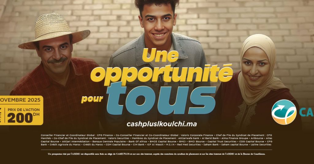 Cash Plus prépare une entrée en Bourse stratégique à Casablanca I Strat-up.ma