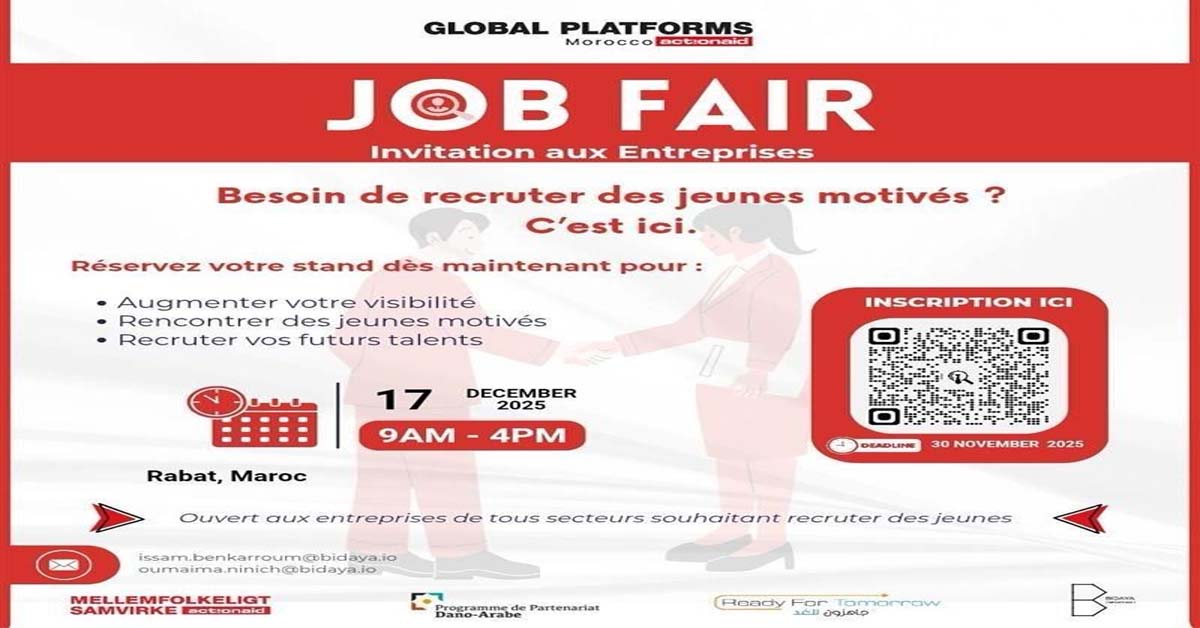 Job Fair 2025 de Bidaya l Start-up.ma